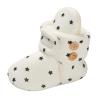 Non Slip Fringe Baby Boots Baby Shoes Plus Velvet Warm Polka Dot Printing Boots Non Slip Breathable Toddler Shoes Toddler Boy Shoes Dressy view 1