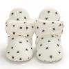 Non Slip Fringe Baby Boots Baby Shoes Plus Velvet Warm Polka Dot Printing Boots Non Slip Breathable Toddler Shoes Toddler Boy Shoes Dressy view 3