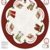 Northcott Howdy Christmas by Deborah Edwards DP24611 11 Tree Skirt 43" Panel view 1