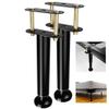 ruiru bro Adjustable Bed Frame Support Legs,Bed Center Slat Heavy Support Leg, Bed Slat Reinforcement Kit,Metal Bed Leg Risers for Bed Frame Replacement,More Stable, More Quiet(2pcs) view 1