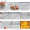 DIWNELEM 5 Tier Acrylic Risers - Acrylic Display Stands with Pink LED Light view 3