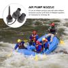 Angoily 3 Sets Bed Connector Partial Valves Black Mattress Triple Pool Plastic Sofa Nozzle Compressor Electric Air Replacement Converter Head Pump Inflatable Nozzles for Needles Adaptor view 3