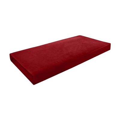 Cover ONLY Twin-XL Knife Edge Velvet Indoor Daybed Mattress 80"x39"x8"- AD369