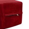 Cover ONLY Twin-XL Knife Edge Velvet Indoor Daybed Mattress 80"x39"x8"- AD369 view 3