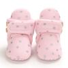 Non Slip Fringe Baby Boots Baby Shoes Plus Velvet Warm Polka Dot Printing Boots Non Slip Breathable Toddler Shoes Toddler Boy Shoes Dressy view 3