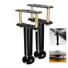ruiru bro Adjustable Bed Frame Support Legs,Metal Bed Center Slat Heavy Support Leg, Bed Slat Reinforcement Kit,Bed Support Legs for Bed Frame Replacement,More Stable, More Quiet(5.1-8.6in 2pcs) view 1