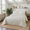 Brandream Queen Size Quilt Set 100% Cotton Quilts Boho Chic Medallion Coverlet Set Cream Yellow Summer Quilts Lightweight Bedspreads 3-Piece view 2