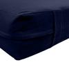 Cover ONLY Twin-XL Knife Edge Velvet Indoor Daybed Mattress 80"x39"x8"- AD37 view 4