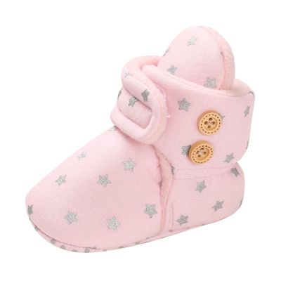 Non Slip Fringe Baby Boots Baby Shoes Plus Velvet Warm Polka Dot Printing Boots Non Slip Breathable Toddler Shoes Toddler Boy Shoes Dressy