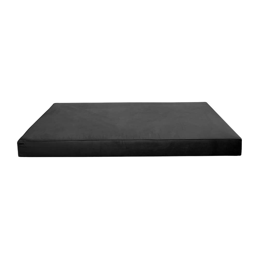 Prolinemax Same Pipe 8" Twin-XL Size 80x39x8 Velvet Indoor Daybed Mattress Fitted Sheet |Cover ONLY|-AD350