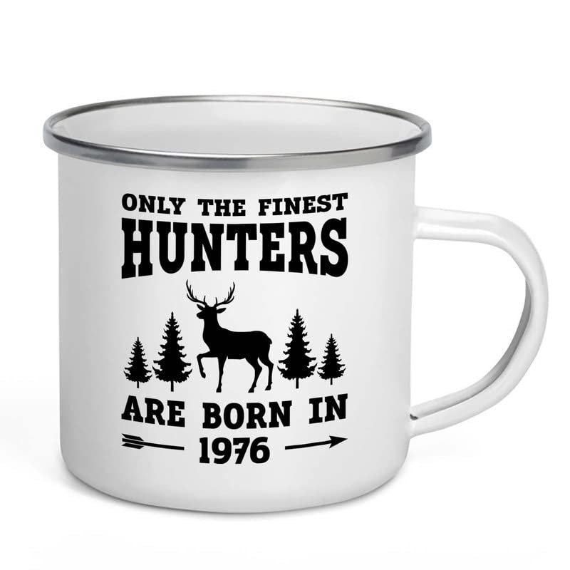 Flairy Land Hunting Lover Camper Mug 12oz - finest hunter 1976-46 Year Old 46th Birthday Hunting Lovers Gifts Deer Duck Youth Hunting Hunters Archery