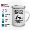 Flairy Land Hunting Lover Camper Mug 12oz - finest hunter 1976-46 Year Old 46th Birthday Hunting Lovers Gifts Deer Duck Youth Hunting Hunters Archery view 3