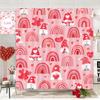 Wathon Valentine Gnome Shower Curtain view 1