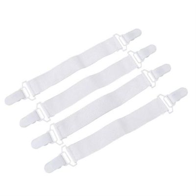 ShanLily Adjustable Elastic Fitted Sheet Straps,Crisscross Bed Sheet Fasteners Suspenders,Fit Round and Square Mattresses