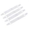 ShanLily Adjustable Elastic Fitted Sheet Straps,Crisscross Bed Sheet Fasteners Suspenders,Fit Round and Square Mattresses view 1