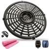 3.7QT Round Air Fryer Grill Crisper Tray Plate for PowerXL Gowise Crux Air Fryers, 8.07IN Upgraded Double-layer Coating Air Fryer Grill Pan Plate Griller Rack Grate Insert for 3.7QT 4QT Air Fryers view 1