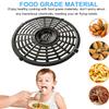 3.7QT Round Air Fryer Grill Crisper Tray Plate for PowerXL Gowise Crux Air Fryers, 8.07IN Upgraded Double-layer Coating Air Fryer Grill Pan Plate Griller Rack Grate Insert for 3.7QT 4QT Air Fryers view 2