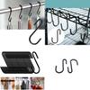Magik 50-100 Pack Heavy Duty S Hooks Multi-Use Hanger Pan Pot Holder Rack Stainless (100 Pack) view 2