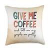 ABA Applied Behavior Analysis Coffee Tell Me Graphs Pretty Throw Pillow view 1