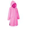 MissShorthair Hooded Towel Robe for Kid, Zipper Beach Cover Up, Swim Changing Robe for Boy, Girls Bath Towelling Poncho Rose Red 11-13 Years view 1