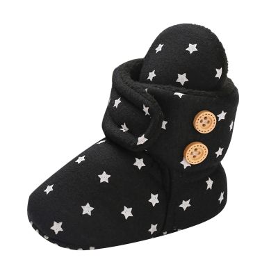 Non Slip Fringe Baby Boots Baby Shoes Plus Velvet Warm Polka Dot Printing Boots Non Slip Breathable Toddler Shoes Toddler Boy Shoes Dressy