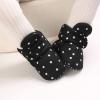 Non Slip Fringe Baby Boots Baby Shoes Plus Velvet Warm Polka Dot Printing Boots Non Slip Breathable Toddler Shoes Toddler Boy Shoes Dressy view 2