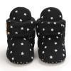 Non Slip Fringe Baby Boots Baby Shoes Plus Velvet Warm Polka Dot Printing Boots Non Slip Breathable Toddler Shoes Toddler Boy Shoes Dressy view 3