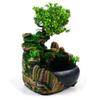 Desktop Feng Shui Waterfall, LED Light Waterfall Indoor Rockery Fountain Rockery Ornaments Atomizing Water Fountain Atomizing Desktop Humidifier Suitable for Living Room, Bedroom, Office view 3