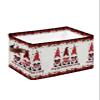 Large Storage Baskets Bins Valentine's Gnomes Collapsible Storage Box Laundry Organizer for Closet Shelf Nursery Kids Bedroom Gnomes I Love U Roses Petals Red Plaid Lace view 1