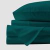 Tony's Textiles 4 Piece Sheet Set 1000 Thread Count 100% Egyptian Cotton 21 Inches Deep Pocket Sheet Set, Teal Solid, California King view 2