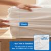2 Pack Full Mattress Pad Waterproof Mattress Protector, Quilted Full Size Mattress Cover Fitted for Adults, Deep Pocket Mattress Protector Up to 18 inches, White (Cover Only) view 3