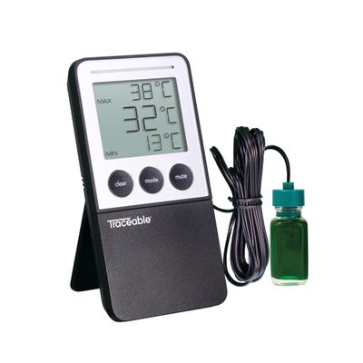 Traceable Fridge/Freezer Digital Thermometer with Bottle Probe
