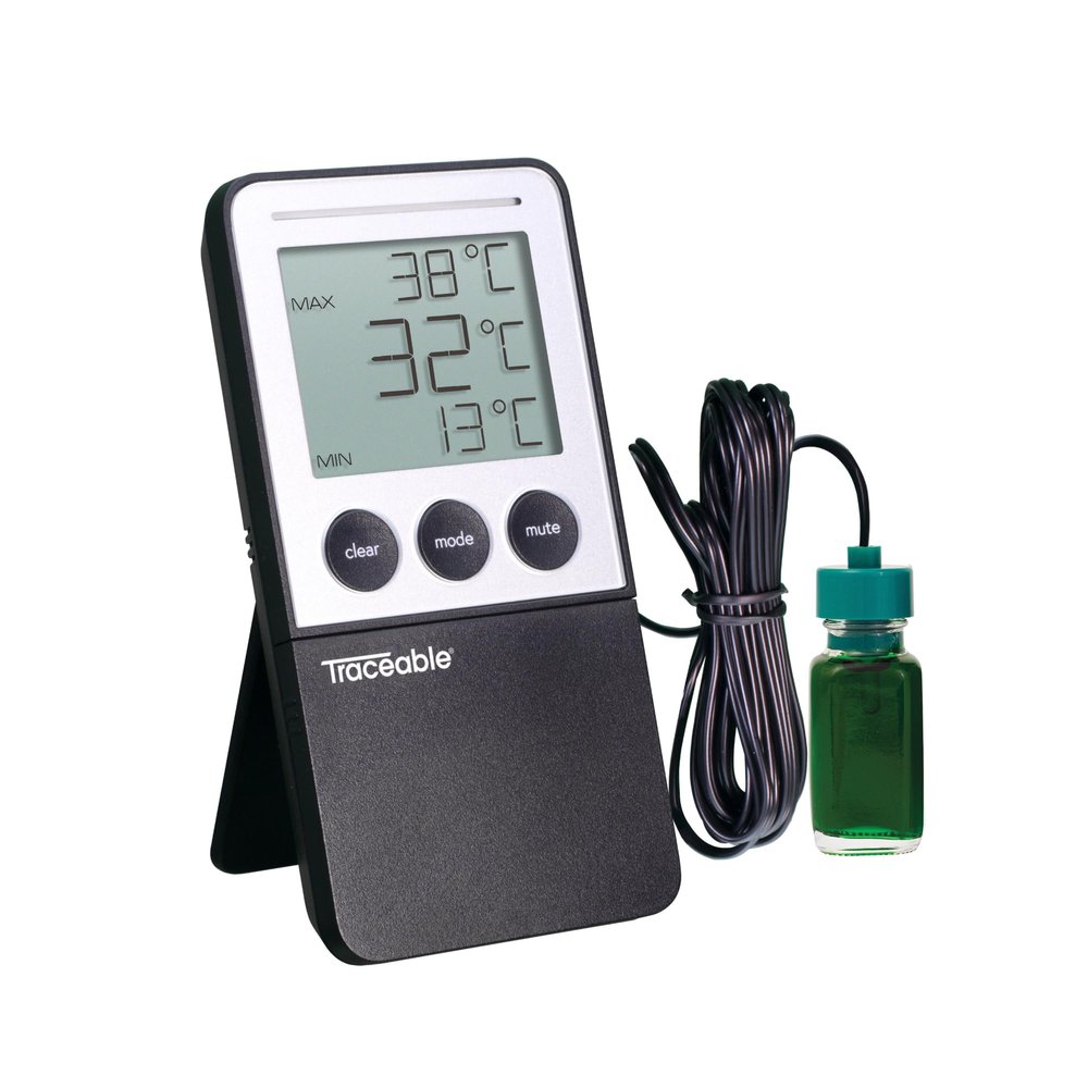 Traceable Fridge/Freezer Digital Thermometer with Bottle Probe