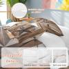 TocaHome 3pcs Soft Duvet Covers Queen Size,Western Texas Star on Rustic Brown Wooden Grain Washed Microfiber Comforter Cover Set with Corner Ties(1 Duvet Cover+2 Pillowcases) view 4