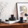 Villeroy & Boch - Manufacture Rock Home Hurricane lamp Size M, 12 x 12 x 19.5 cm, Black view 2