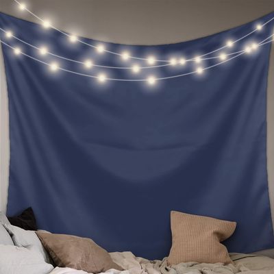 Blue Small Tapestry Wall Hanging 51x59 Inch for Bedroom, Living Room, College Dorm, Game Room, Boys Room, Classroom, Office - Custom Aesthetic Bedding Decor