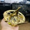 Antique Nautical 5 Inches Perfectly Calibrated Sundial Compass Pocket Working Handmade Engraved Gift view 3