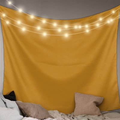 Ginger Large Tapestry Wall Hanging 59x79 Inch Solid Color for Bedroom, Living Room, College Dorm, Game Room, Boys Room, Classroom, Office - Custom Aesthetic Bedding Home Decorative
