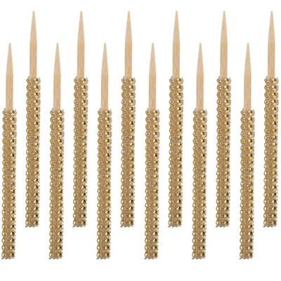 32pcs Decorative Candy Sticks Cake Sticks for Christmas Parties for Cake Lollipops and Fruit Treats