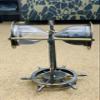 Maritime Antique Brass Sand Timer, Nautical Black Sand Hourglass with Wheel Compass 5 Mint Clock Base Hanging Collectible Gift view 2