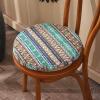 12 inch Round Seat Chair Stool Cushion Pad, Thick Indoor Dining Kitchen Chair Soft Seat Pads Cushion, 4.5cm/1.8in Memory Foam Seat Cushion Rubber Back, Knitted Cotton Cover Wahable and Removable view 1