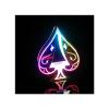 Glowing Wine Bottle Display LED Strobe Ace Of Spades Bottle, Flashing Colored Lights Rechargeable Champagne Sparklers Service, Bar/Hotel/Nightclub/Villa/Private Party/Masquerade (Color : White) view 2