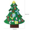 27pcs Detachable Ornaments,DIY Felt Christmas Tree Set,Wall Hanging Christmas Tree Decorations for Child New Year Xmas Gift Christmas Decoration, DIY Felt Christmas Tree Set,27pcs Detachable Orna view 2