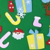27pcs Detachable Ornaments,DIY Felt Christmas Tree Set,Wall Hanging Christmas Tree Decorations for Child New Year Xmas Gift Christmas Decoration, DIY Felt Christmas Tree Set,27pcs Detachable Orna view 4