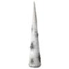 Regency International 29" Plastic Snow Birch Bark Cone Tree view 1