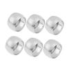 Decorative Round Napkin Rings 6 Pcs Alloy Metal for Table Settings view 1