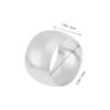 Decorative Round Napkin Rings 6 Pcs Alloy Metal for Table Settings view 2