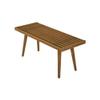 Plank+Beam Entryway Bench, Wooden End of Bed Bench for Bedroom, Mid-Century Modern Square Bench for Hallway, Living Room, Indoor, Porch, 41.25", Pecan view 3