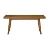Plank+Beam Entryway Bench, Wooden End of Bed Bench for Bedroom, Mid-Century Modern Square Bench for Hallway, Living Room, Indoor, Porch, 41.25", Pecan view 4