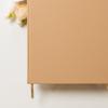 MUUJEE Personalized Guestbook in Tan - Premium Tan Leatherette Custom Modern Guest Book for Wedding Reception, Birthday Party or Events w/Bookmark Blank Pages for Signing, Large 11.5 x 8.5 inches view 4